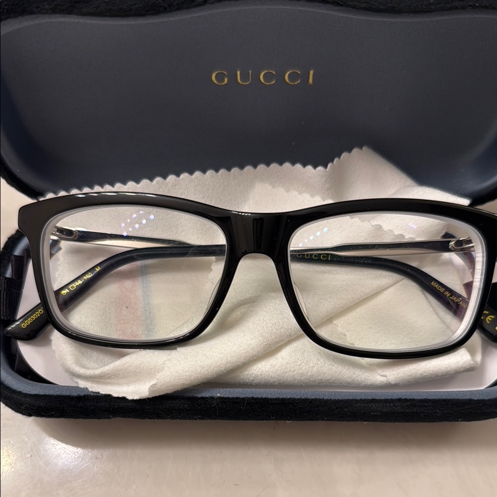 Gucci Black Eyeglasses